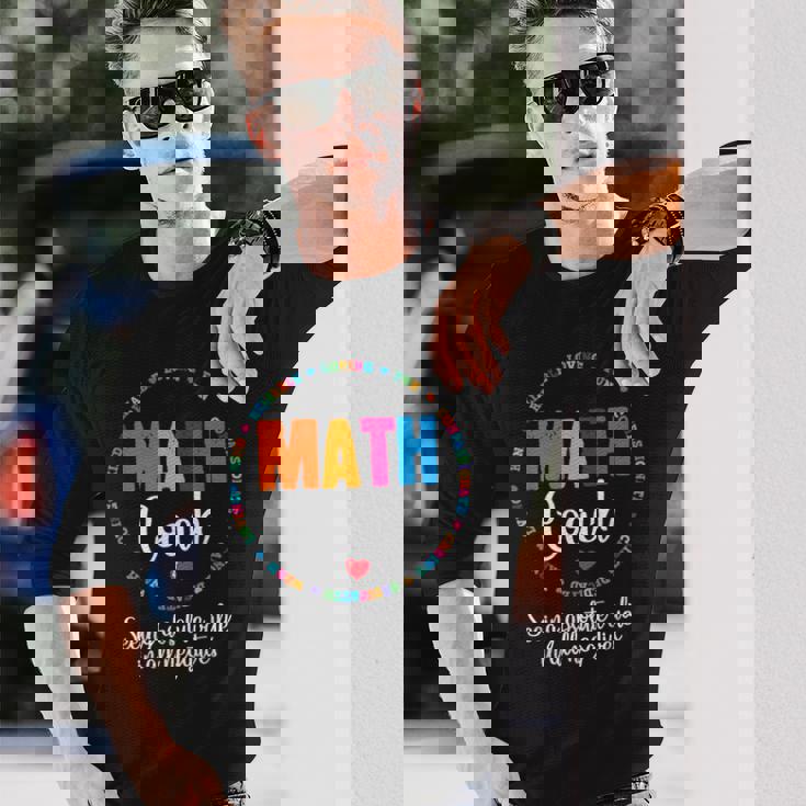 キュートな数学コーチティーシャツ 数学オタク 長袖Tシャツ 彼への贈り物