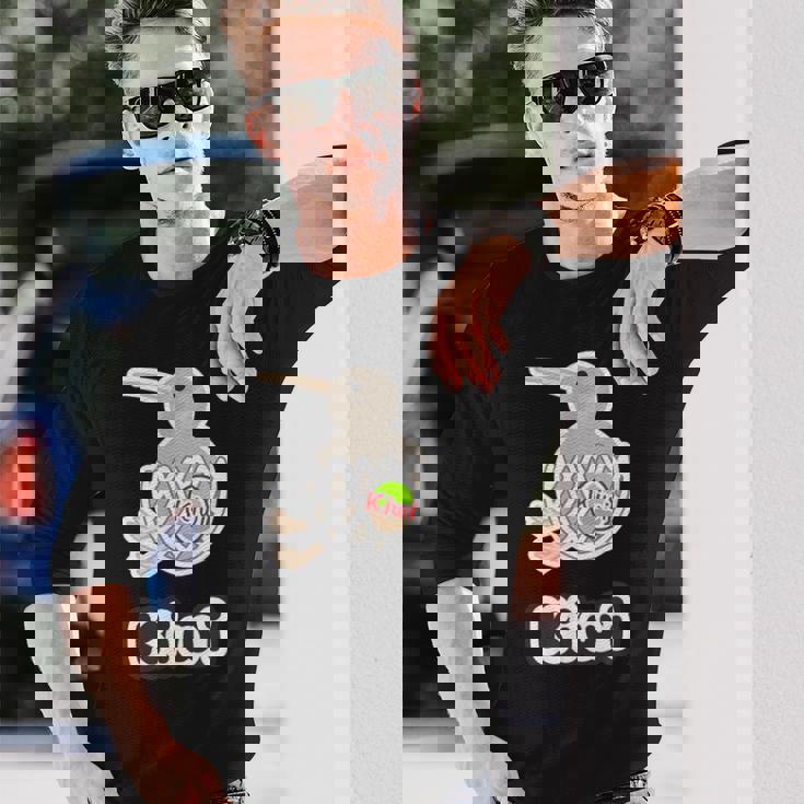 キーウィ《フルーツキャップ 果物ネット》【どうぶつフレンズ】鳥 動物 ゆるくて かわいい 長袖Tシャツ 彼への贈り物