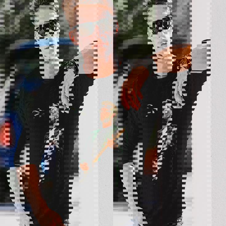 ギタリスト エリック・クラプトン・ブルース ライヴ・シェフィールド 1993 長袖Tシャツ 彼への贈り物