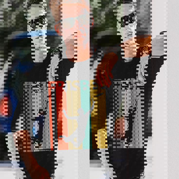 クラシック フリスビー スポーツ ヴィンテージ 長袖Tシャツ 彼への贈り物