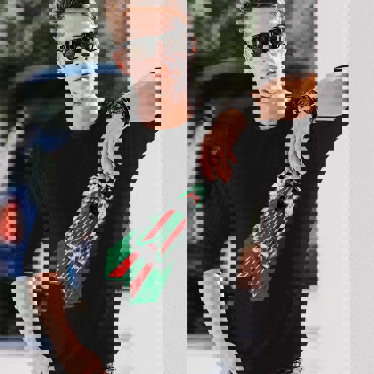 クラシックラリーカーヴィンテージカーレーシングとモータースポーツリバリー 長袖Tシャツ 彼への贈り物