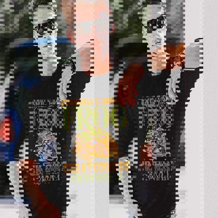 クランウェルツノガエル 長袖Tシャツ 彼への贈り物