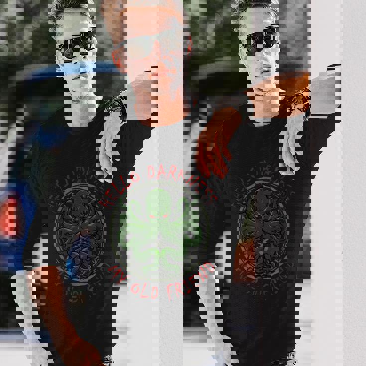 クラーケン・クトゥルフ 長袖Tシャツ 彼への贈り物