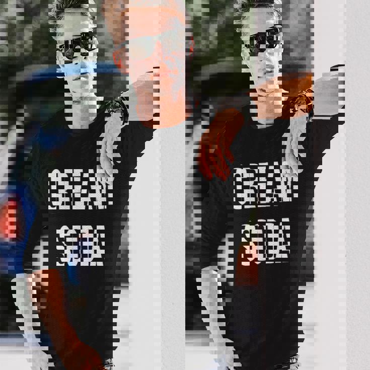 クリームソーダ 長袖Tシャツ 彼への贈り物