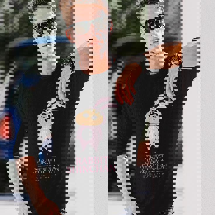 クレヨンしんちゃん うさぎしんちゃん ワンポイント 長袖Tシャツ 彼への贈り物