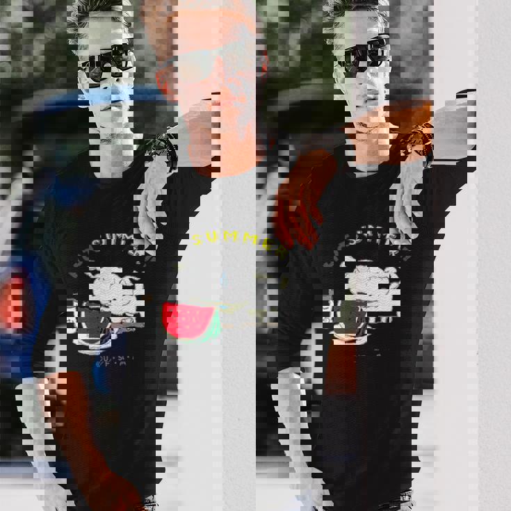 クレヨンしんちゃん シロ 夏の1日 長袖Tシャツ 彼への贈り物