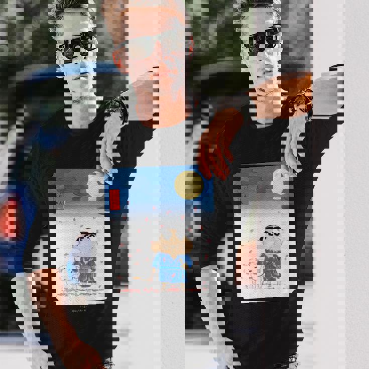 クレヨンしんちゃん 夜桜としんちゃん 長袖Tシャツ 彼への贈り物