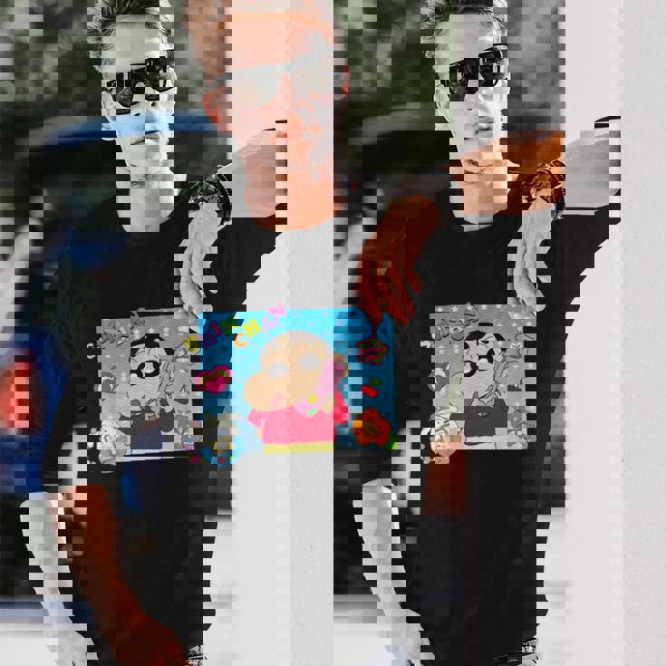 クレヨンしんちゃん 平成ごっこ しんちゃん 長袖Tシャツ 彼への贈り物