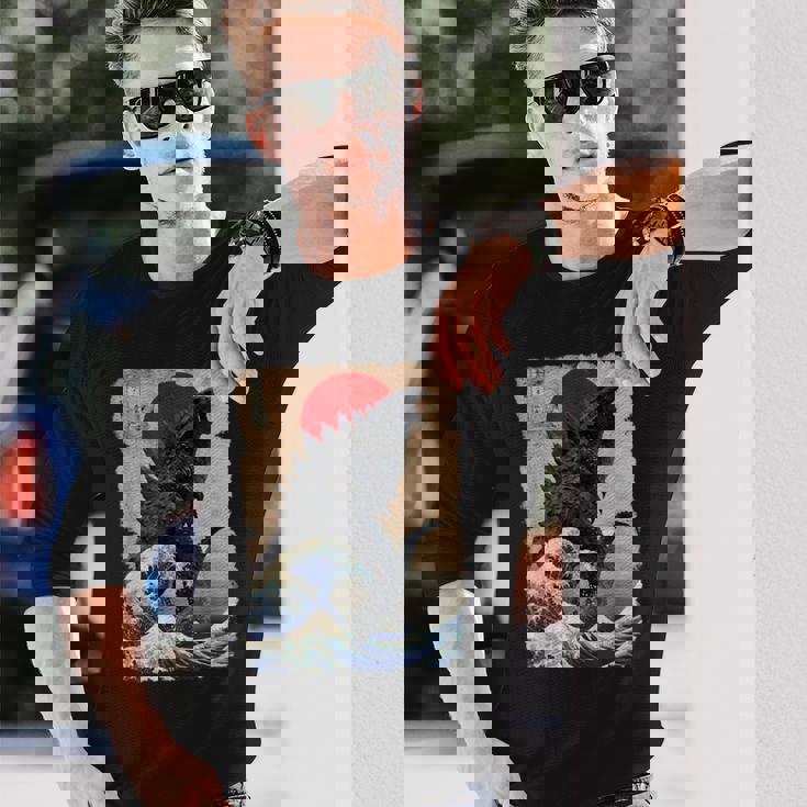 クールなアニメレトロヴィンテージtシャツ日本服スタッフメンズレディース。 長袖Tシャツ 彼への贈り物