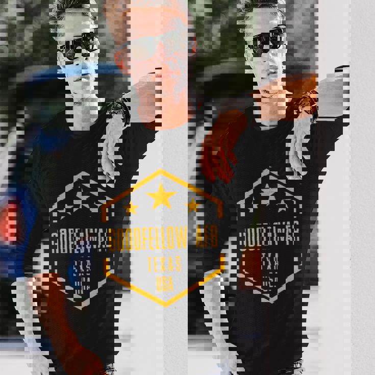 グッドフェロー空軍基地 長袖Tシャツ 彼への贈り物