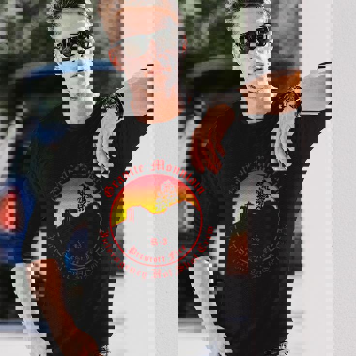 グラナイトマウンテンホットショット 長袖Tシャツ 彼への贈り物