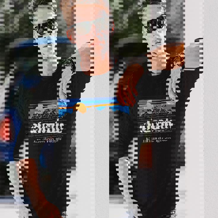 コロラドアンダーグラウンド コロラドマウンテン ヴィンテージ コロラド 長袖Tシャツ 彼への贈り物