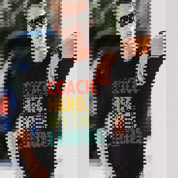 コーチ ヒーロー 神話 伝説 ヴィンテージ ファニー コーチ 長袖Tシャツ 彼への贈り物