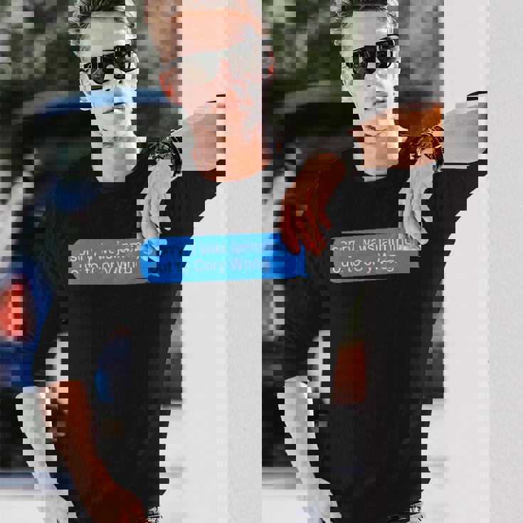 コーリー・ウォン・マーチ 長袖Tシャツ 彼への贈り物