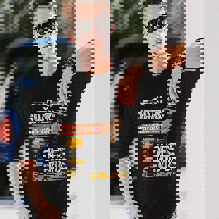 ゴダールが修正できない場合、誰もいません。 長袖Tシャツ 彼への贈り物