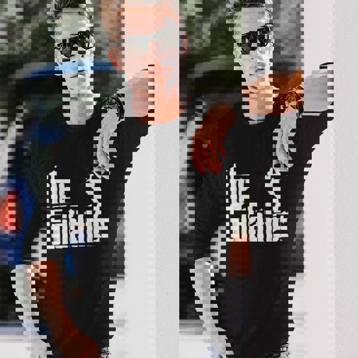 ゴルファザーの面白いゴルフの父神父お父さんゴルファー 長袖Tシャツ 彼への贈り物