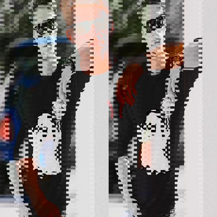 ゴーストフォークボール 野球 ピッチフォークボール K ストライクアウトティー 長袖Tシャツ 彼への贈り物