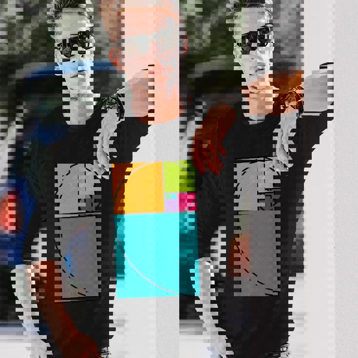 ゴールデンカット 自然 科学 数学 美術 先生 長袖Tシャツ 彼への贈り物