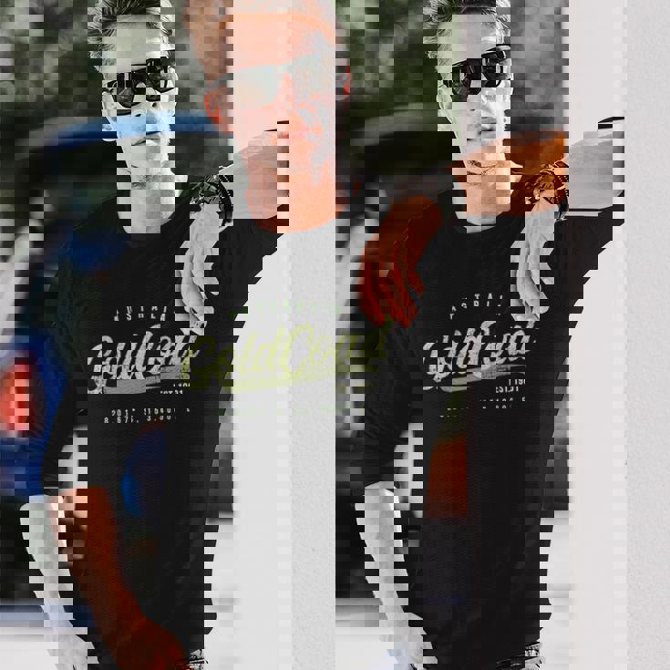 ゴールドコースト オーストラリア ヴィンテージ 長袖Tシャツ 彼への贈り物