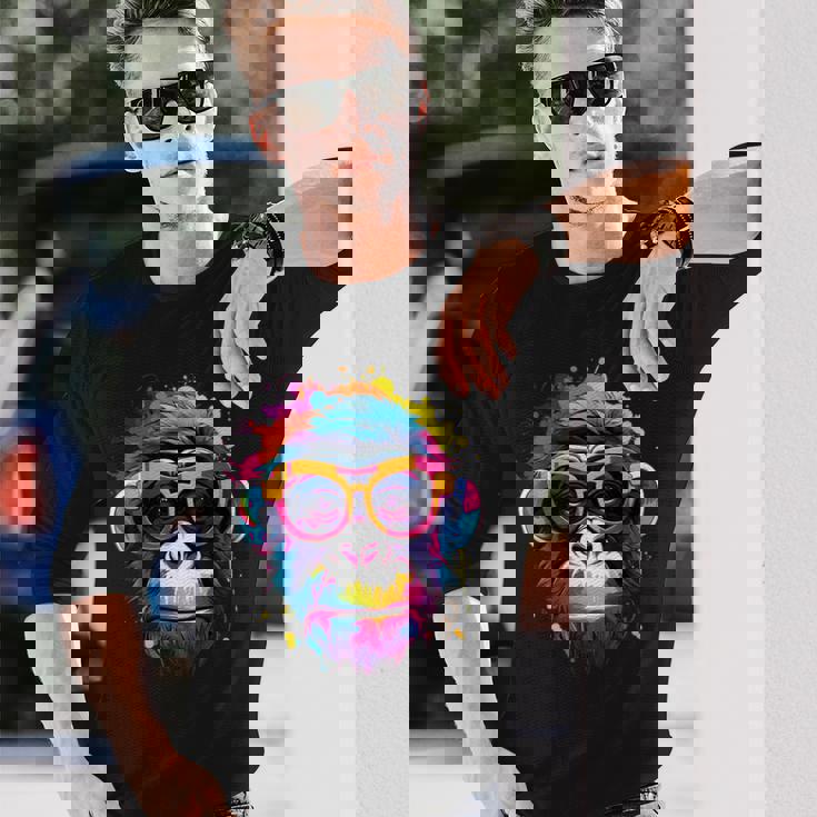 サイケデリック・エイプ、オタク、エイプ 長袖Tシャツ 彼への贈り物