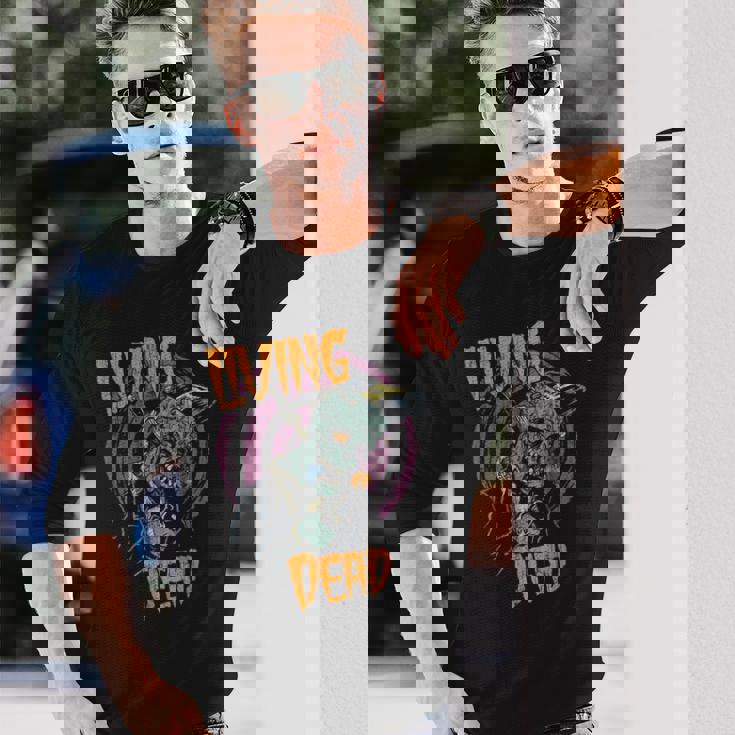 サイコビリー ホラー パンクロック Hr Living Dead Zombie 長袖Tシャツ 彼への贈り物