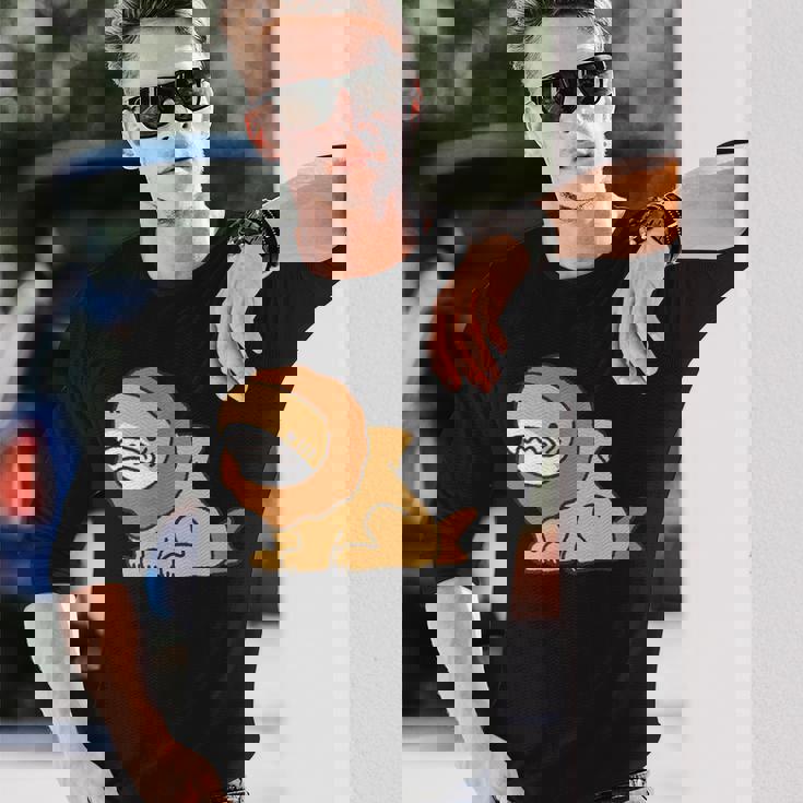 サメライオン さめ 鮫 シャーク 変な 長袖Tシャツ 彼への贈り物