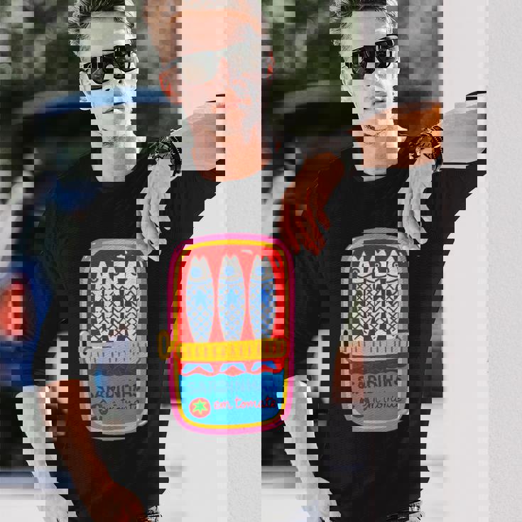 サルディーニャス エム トメイト 遊び心のあるイラスト 長袖Tシャツ 彼への贈り物