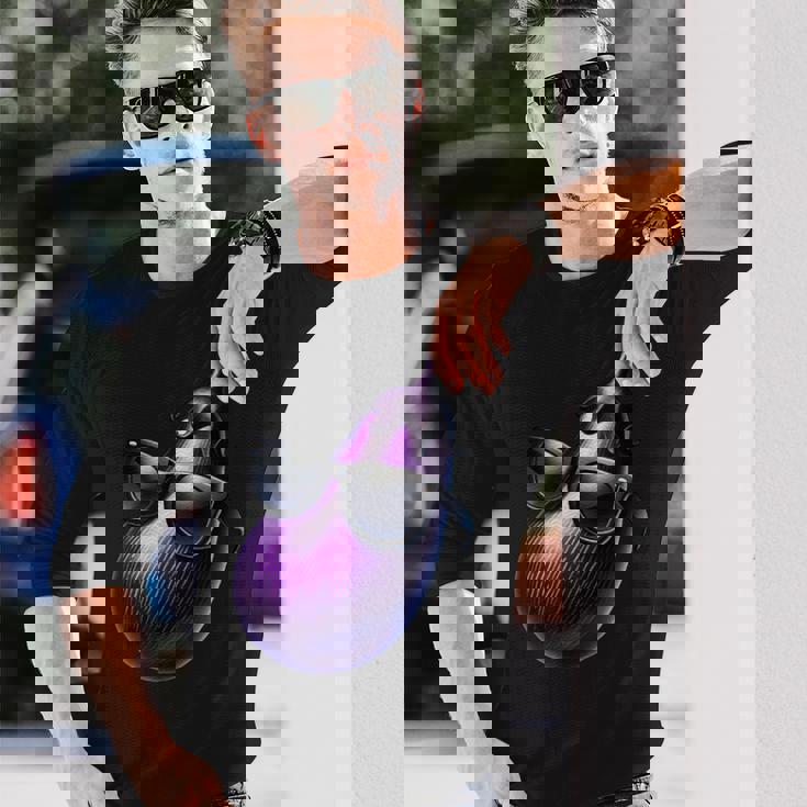 サングラス 夏 涼しい 茄子 長袖Tシャツ 彼への贈り物