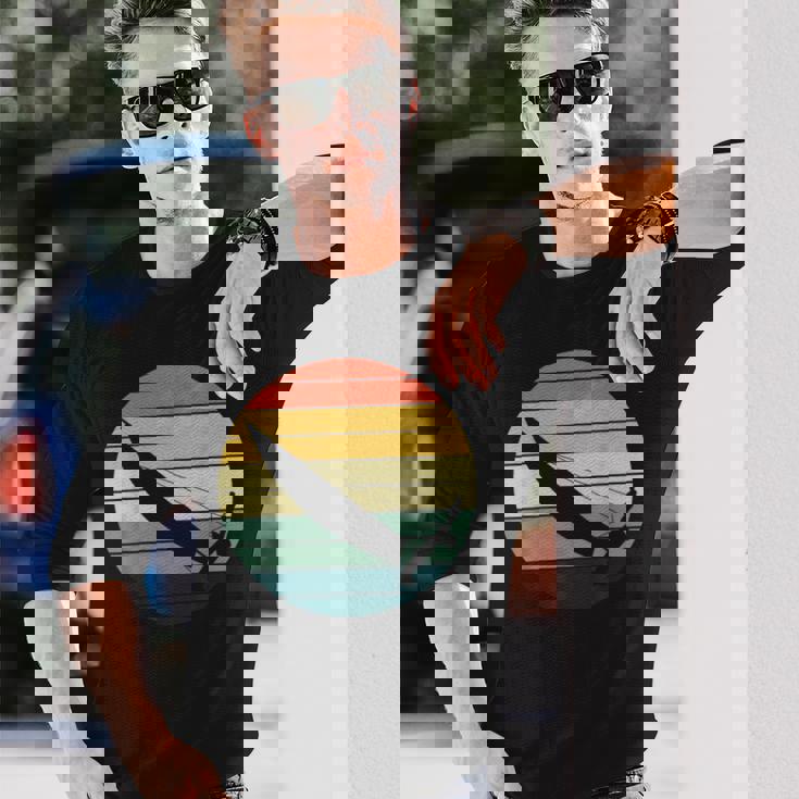 サンセット カタマラン セーリング 長袖Tシャツ 彼への贈り物