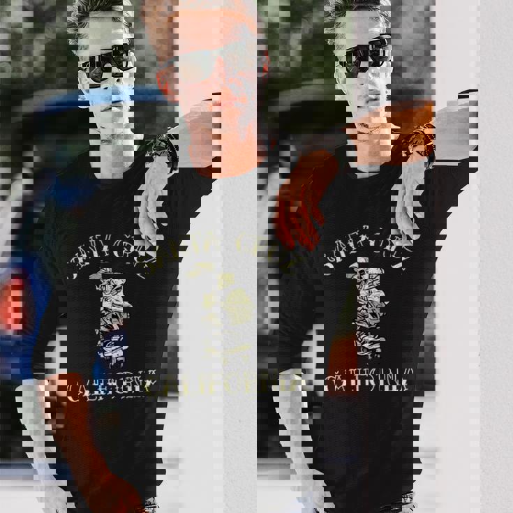 サンタクルーズ カリフォルニア オールドスクール スケーター 長袖Tシャツ 彼への贈り物