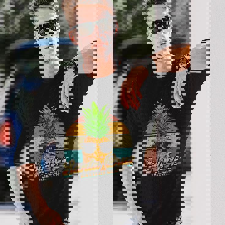 サンタクルーズ カリフォルニア ヴィンテージ レトロ 長袖Tシャツ 彼への贈り物