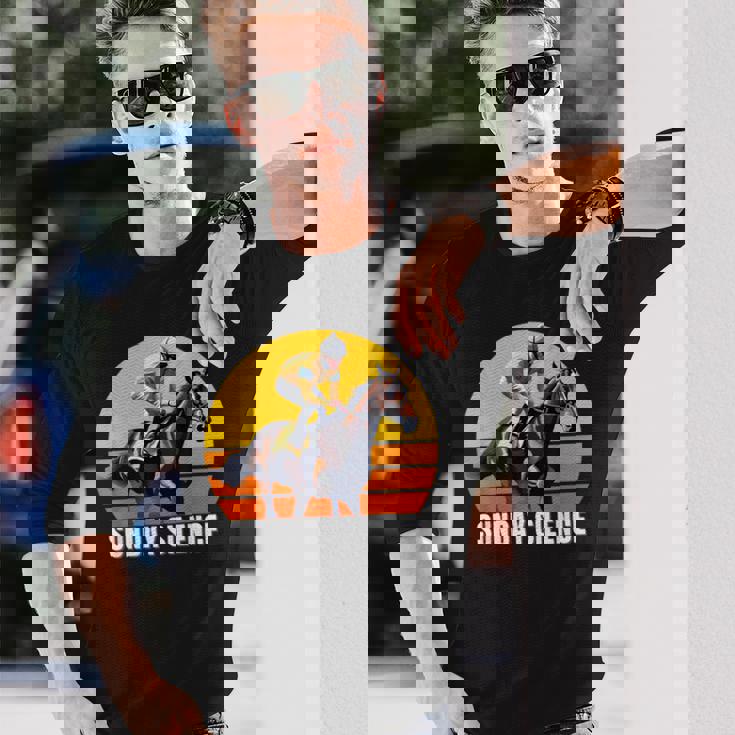 サンデーサイレンスホース、競馬、サンタアニタ、デルマール 長袖Tシャツ 彼への贈り物