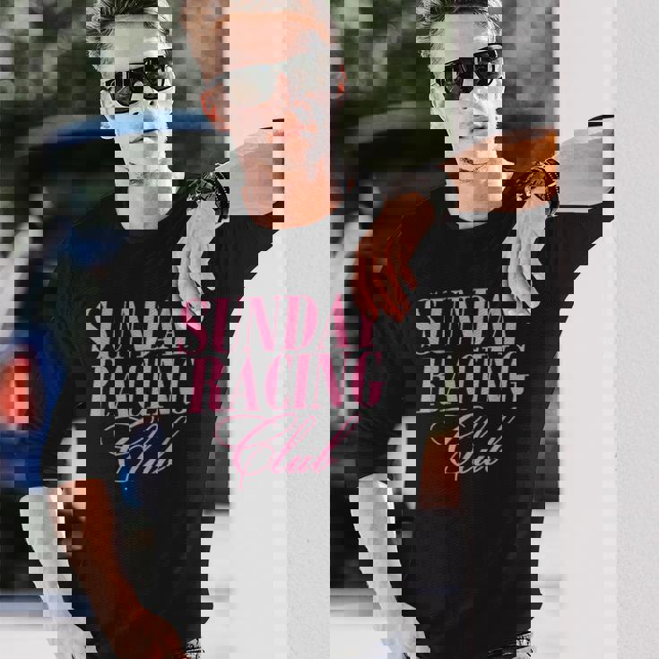 サンデーレーシング クラブレーサー デザイン 長袖Tシャツ 彼への贈り物