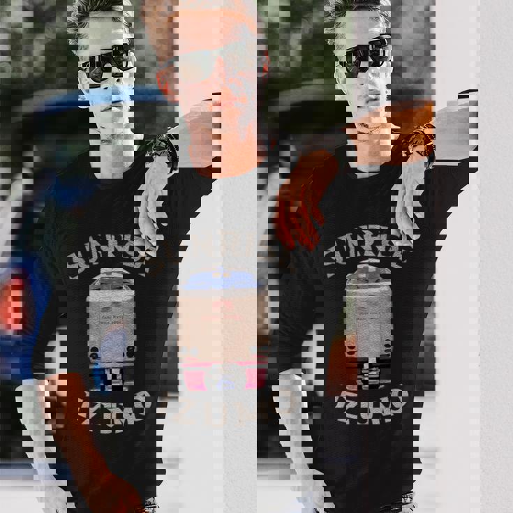 サンライズエクスプレス 出雲電車 日本 東京 岡山 出雲 長袖Tシャツ 彼への贈り物