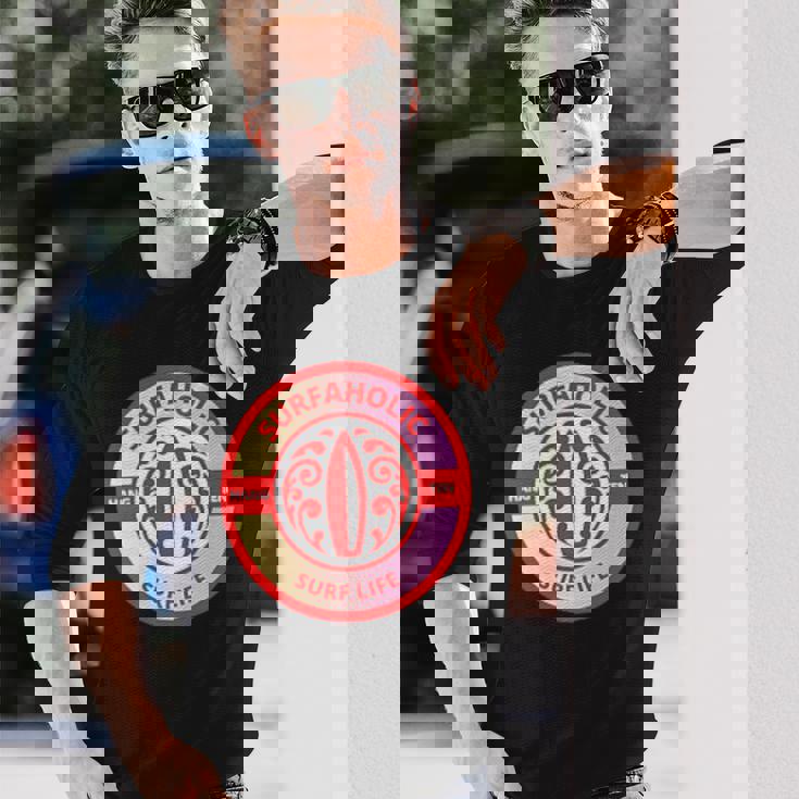 サーフホリック ハングテン サーフライフ サーフボード サーフ サーフィン 長袖Tシャツ 彼への贈り物