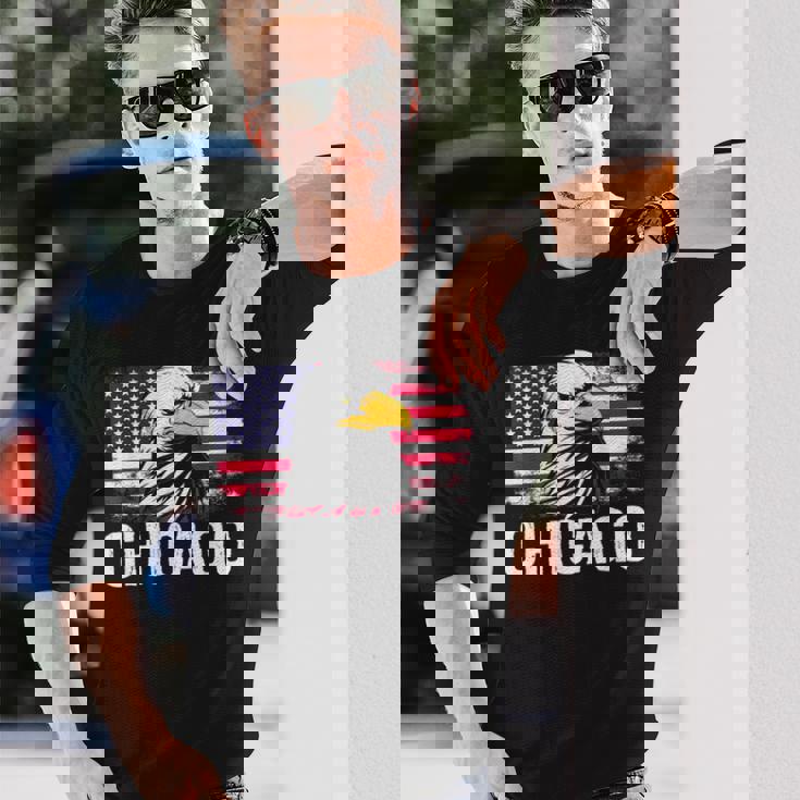 シカゴ Chicago 長袖Tシャツ 彼への贈り物