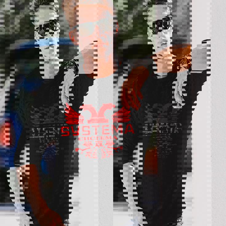 システマ、ロシアの格闘技 長袖tシャツ 長袖Tシャツ 彼への贈り物