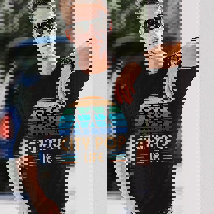 シティポップライフ 長袖Tシャツ 彼への贈り物