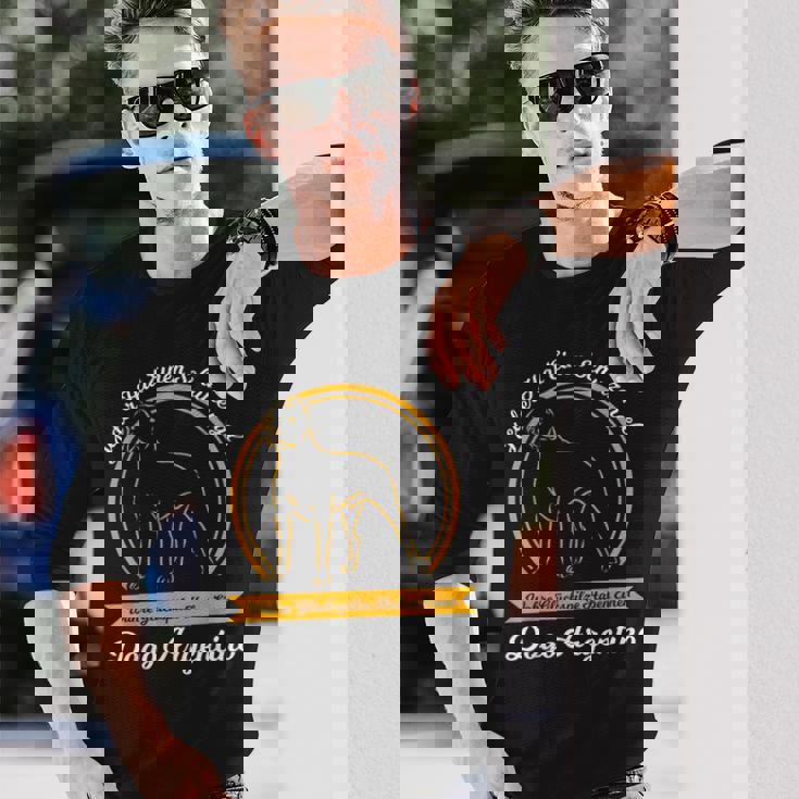 シュッツェンゲル・ドゴ・アルヘンティーノ・ドゴ・アルヘンティーノ・フンド 長袖Tシャツ 彼への贈り物