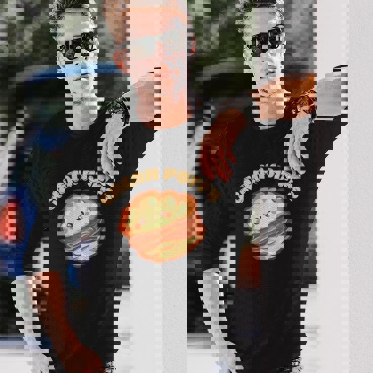 シュークリーム ペストリー デザート好き 長袖Tシャツ 彼への贈り物