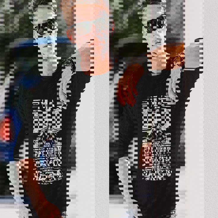 ショベルオペレーター 重機オペレーター 長袖Tシャツ 彼への贈り物