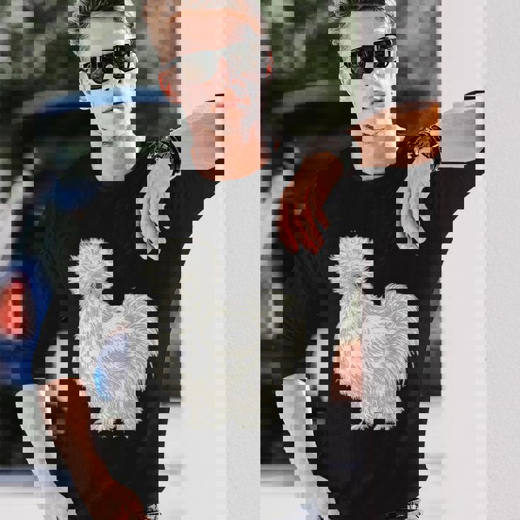 シルク・ヘン 長袖Tシャツ 彼への贈り物