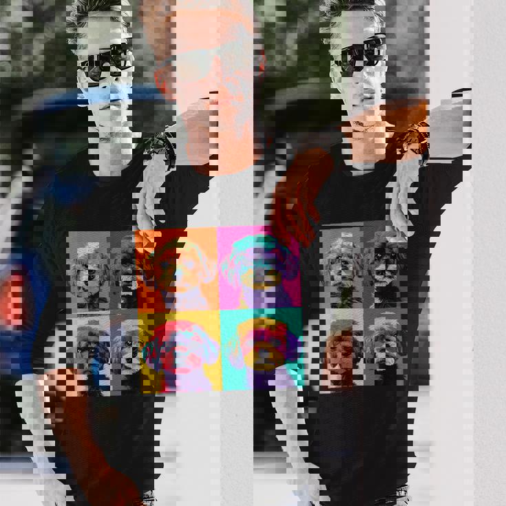 シーズーアートデザイン 長袖Tシャツ 彼への贈り物