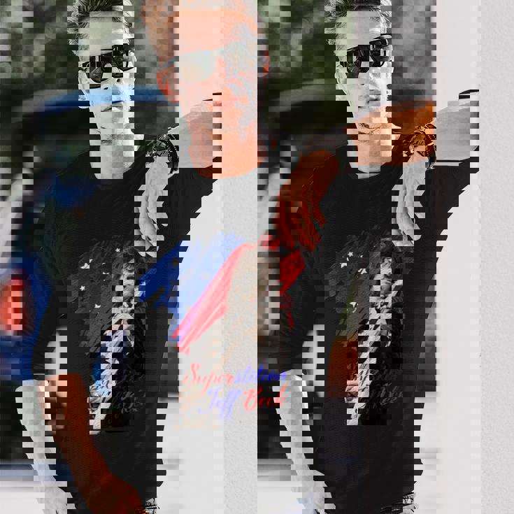 ジェフベック_003 長袖Tシャツ 彼への贈り物