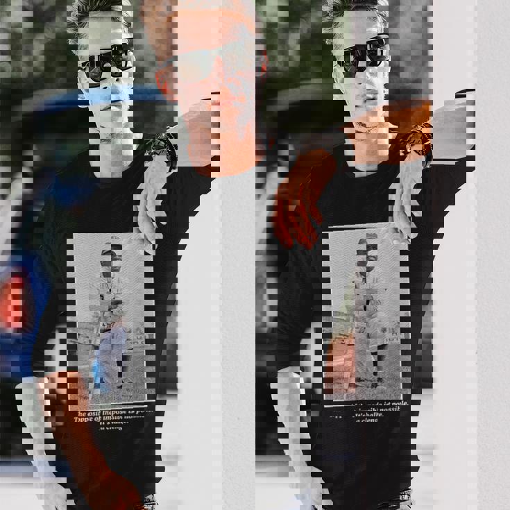 ジャッキーロビンソン_Baseball_034 長袖Tシャツ 彼への贈り物