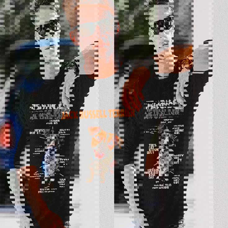 ジャック・ラッセル・テリア犬の飼い主Walk Dogs 長袖Tシャツ 彼への贈り物