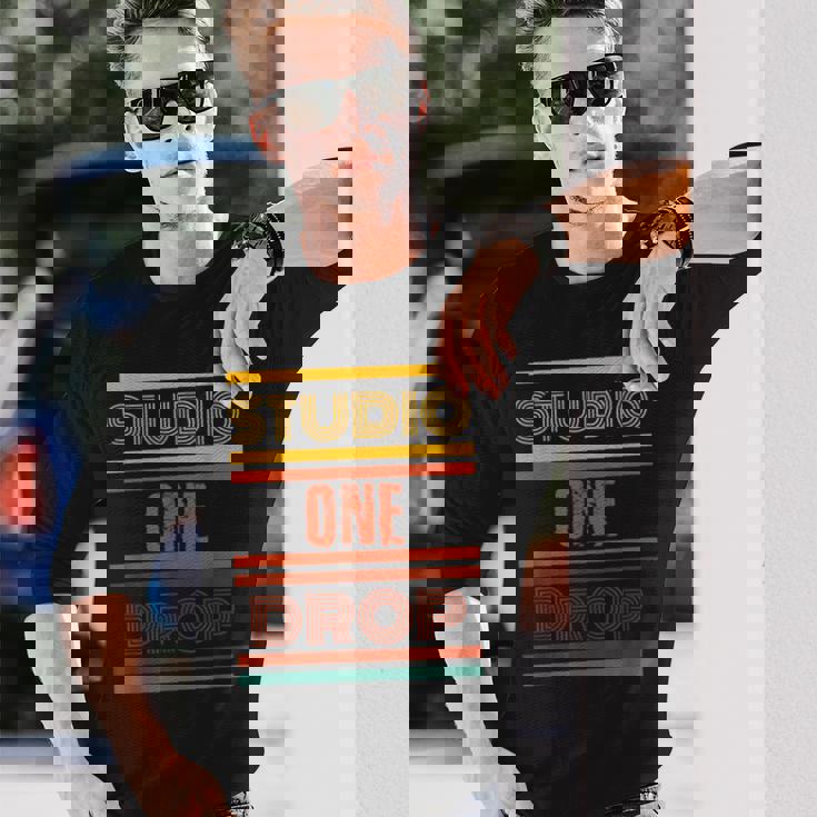 ジャマイカレゲエ 音楽スタジオ ワンドロップ ジャマイカ お土産 長袖Tシャツ 彼への贈り物