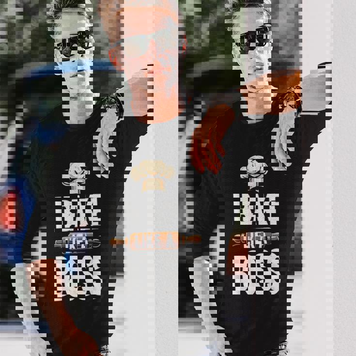 ジュニアベーキング競技者 ヤングシェフ ベーキングコンペティションチャンピオン 長袖Tシャツ 彼への贈り物