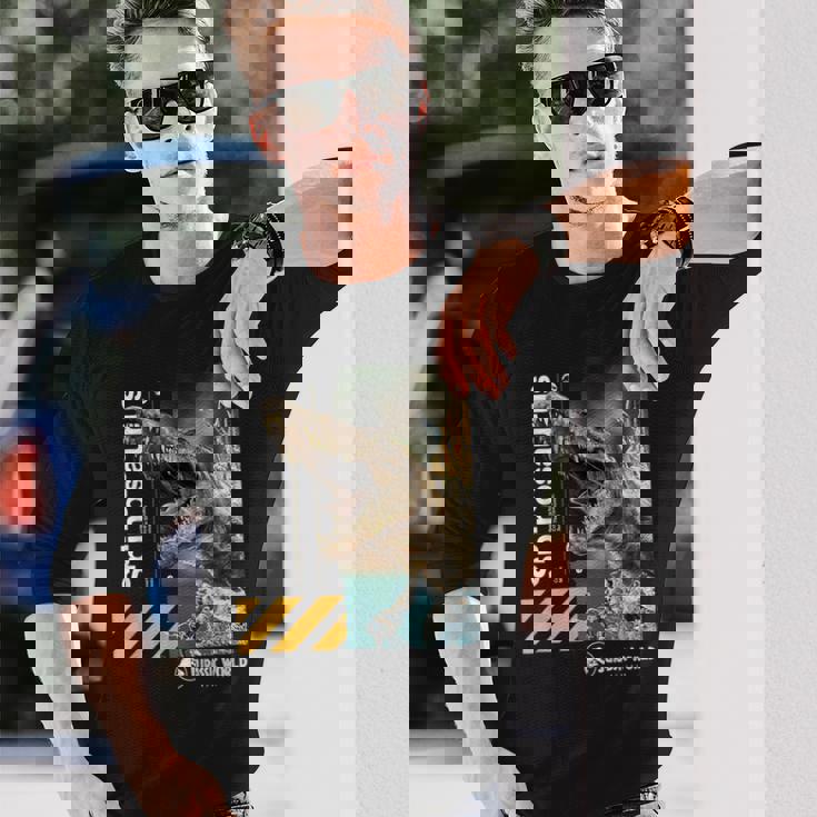 ジュラシックワールド 再生スピノサウルス 長袖Tシャツ 彼への贈り物