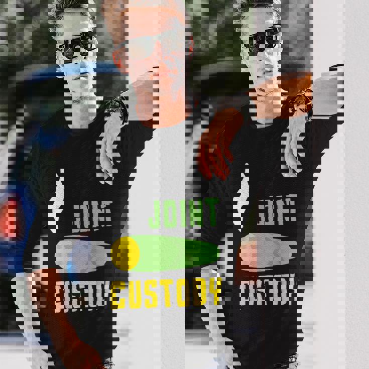 ジョイントカストディ マリファナウィード 長袖Tシャツ 彼への贈り物